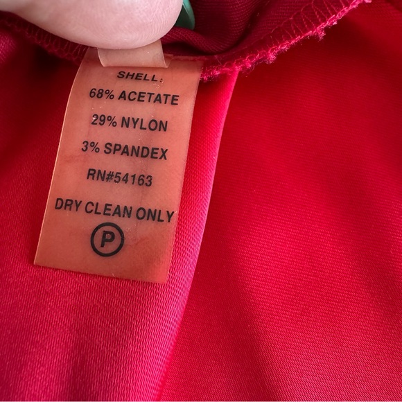 Calvin Klein red dress size 4 - Picture 6 of 11